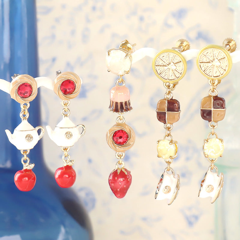 Recipe No. KR1262 - 3 types of cookie charm tea time year accessories