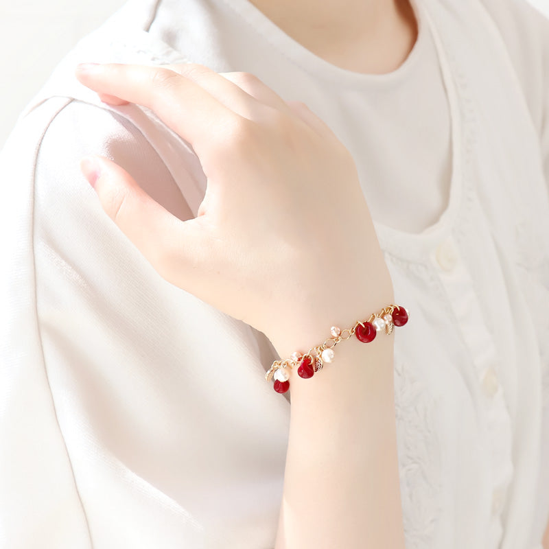 Recipe No. KR1265 Teardrop Beads 2 types of berries accessories