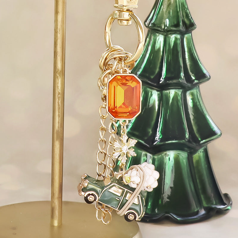 レシピNo.KR1292 貴和クリスタルのクリスマスアクセサリー2種