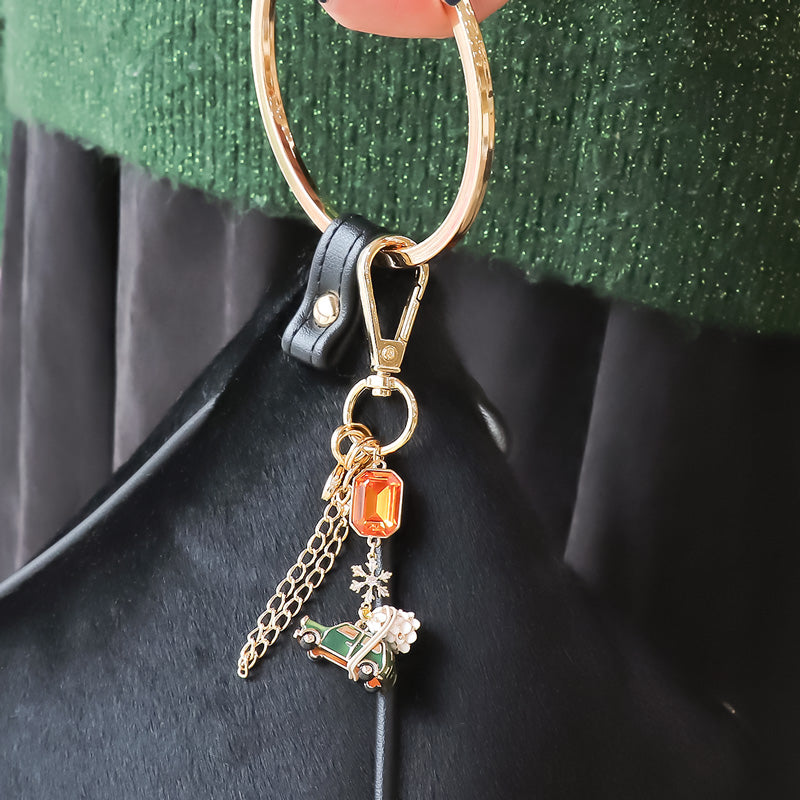 レシピNo.KR1292 貴和クリスタルのクリスマスアクセサリー2種