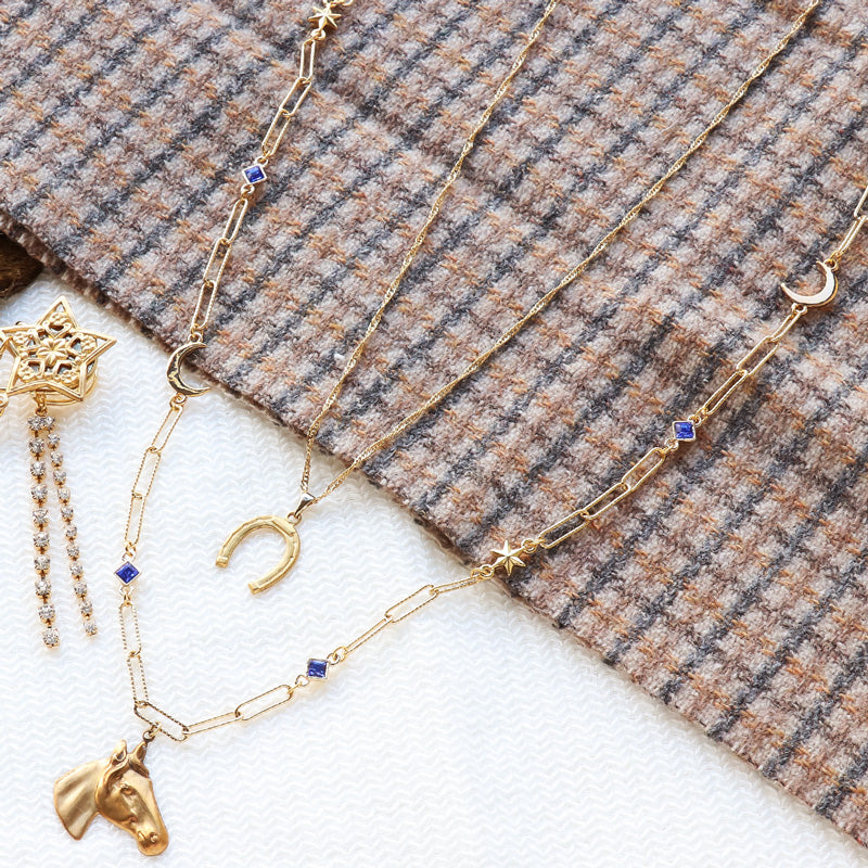 レシピNo.KR1296 アメリカチャームのステラネック&ブローチ