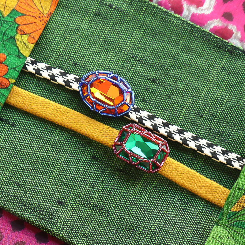 Kiwa crystals2 types of jeweled obi clasps