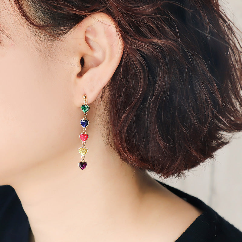 Recipe No.KR1309Kiwa crystals3 types of petit heart accessories