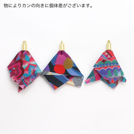 布タッセル リバティプリント使用 ピンクMIX