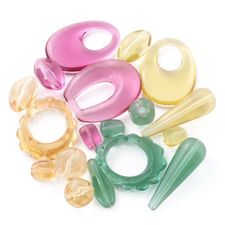 アクリル ドイツ製 花23 ミント【アウトレット】