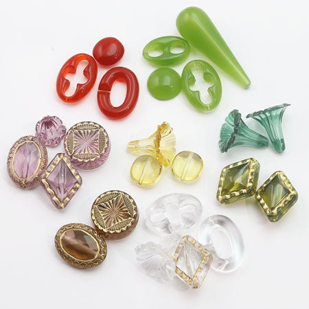 アクリル ドイツ製 リング フラワー クリスタル