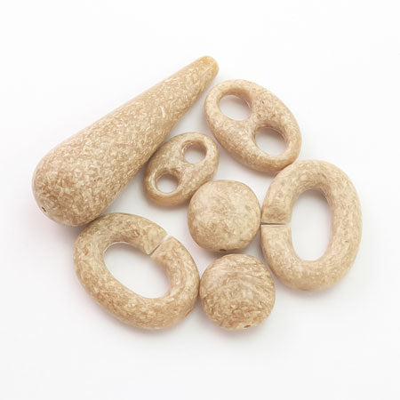 アクリル ドイツ製 オーバル2穴 シナグロライトブラウン