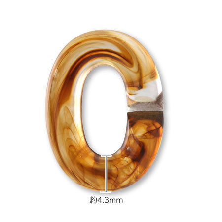 アクリル ドイツ製 チェーンパーツ クリアべっ甲