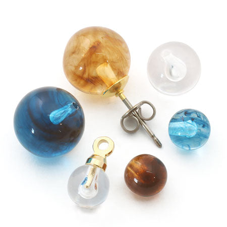 アクリル ドイツ製 丸 片穴 クリスタル【アウトレット】