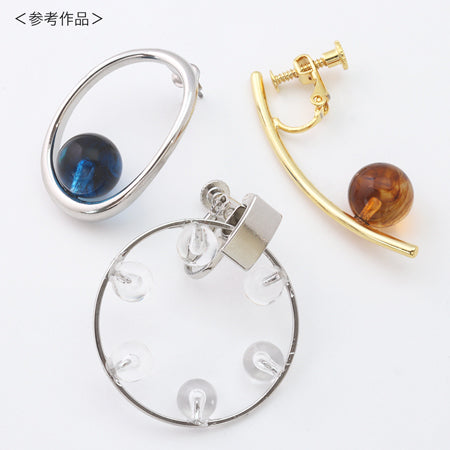 アクリル ドイツ製 丸 片穴 クリアブルー