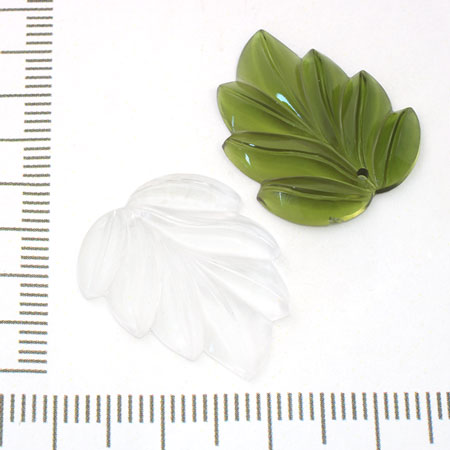Acrylic Made in Germany Leaf 1 Light Olive