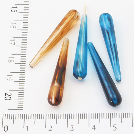 Acrylic, Germany, long-drop, second clear, clear.