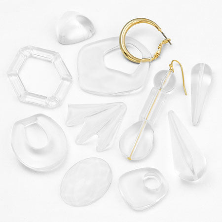 アクリル ドイツ製 リング 変形1 クリスタル