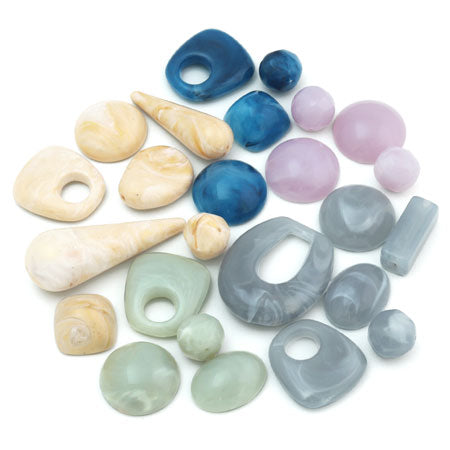 アクリル ドイツ製 カボション ラウンド1 オーキッド【アウトレット】