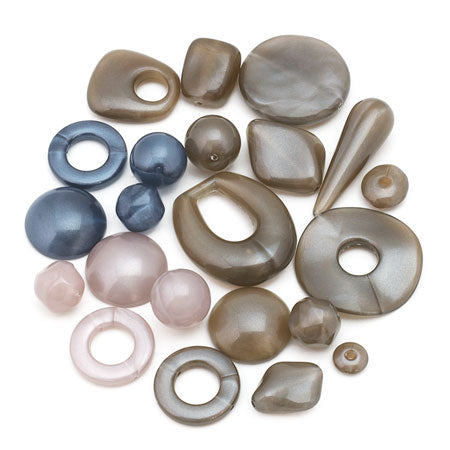 アクリル ドイツ製 カボション ラウンド1 モンタナパール