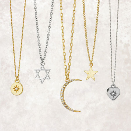 Charm heart center crystal