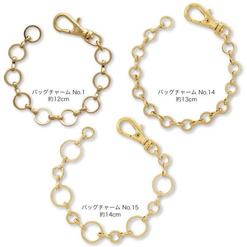 バッグチャーム No.14 ゴールド