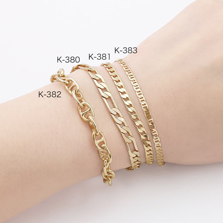Chain K-383 Rhodium color