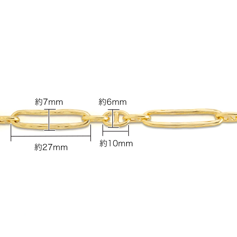 チェーンブレスレット K-427 ロジウムカラー