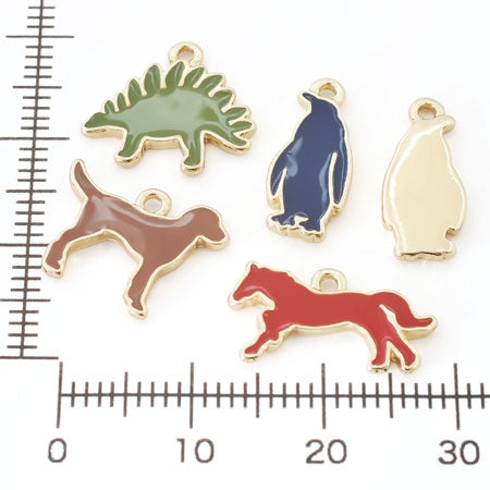 Charm Penguin Flat Navy/G