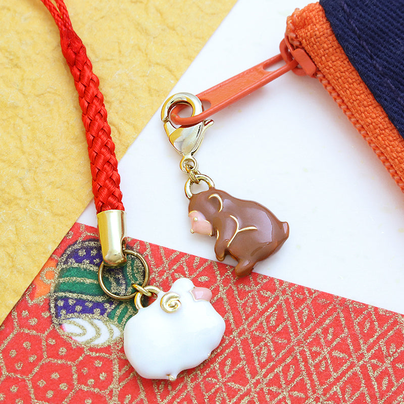 Charm Japanese Sheep 2 White/G