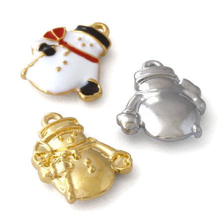 Charm Snowman Red/G