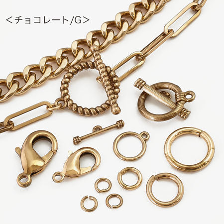 T pin chocolate/G (with coating)