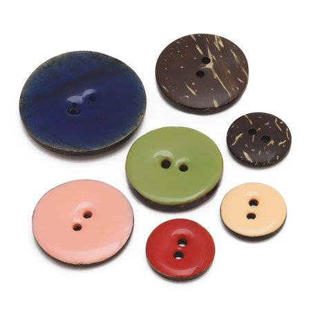 ココナッツボタン ラウンド ベージュ【アウトレット】