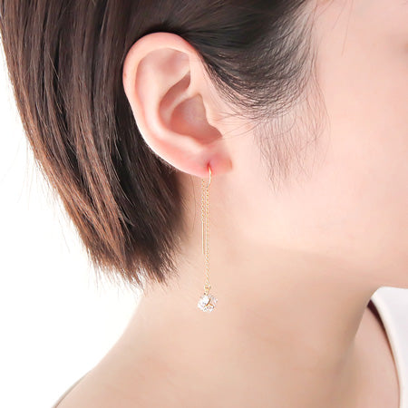 キュービックジルコニア 爪留ラウンド クリア/G