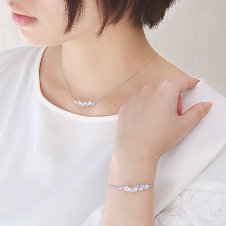 キュービックジルコニア 爪留スクエア クリア/G