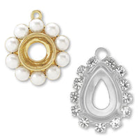 連爪・ストーン・パール巻き石座