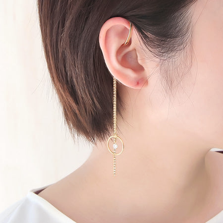 イヤーフック 裏カン付 ゴールド