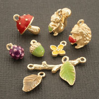 Autumn motif charm