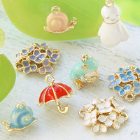 Rainy season motif charm