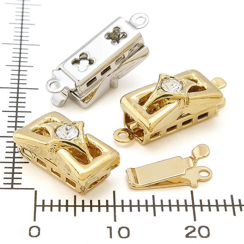 ドイツ製クラスプ スパークル 1連 ゴールド