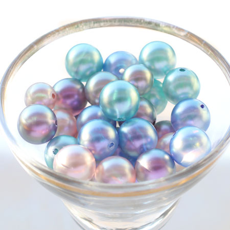 resin pearl gradation beige