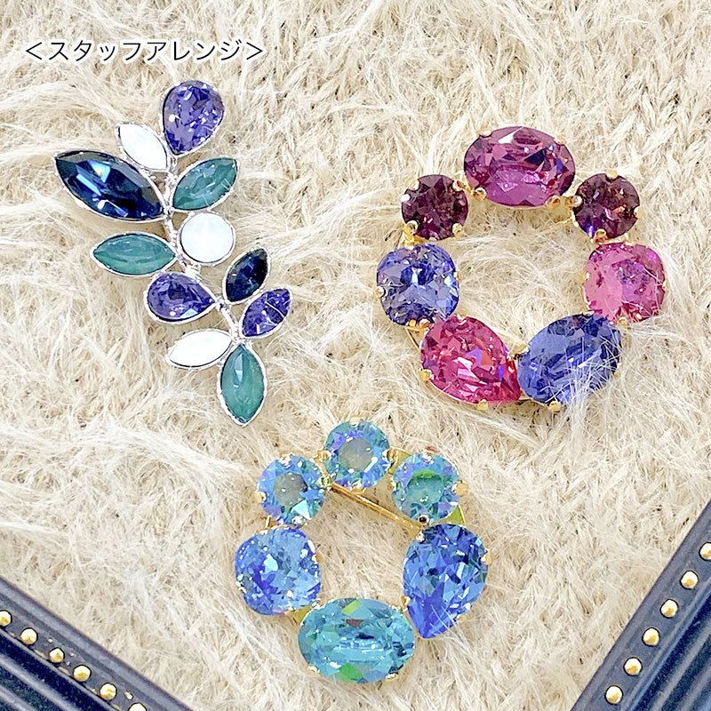 Brooch Empty Circle No. 2 Rodium-Color