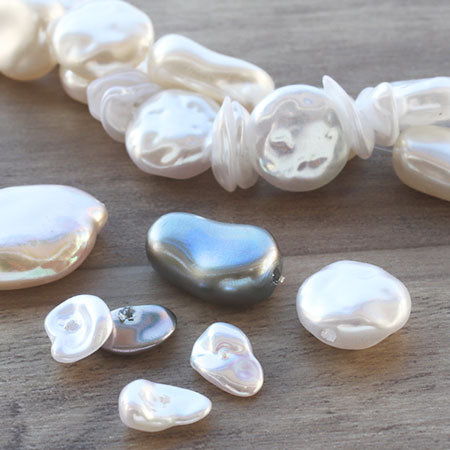 Resin Pearl Kessian Center Hall White AB