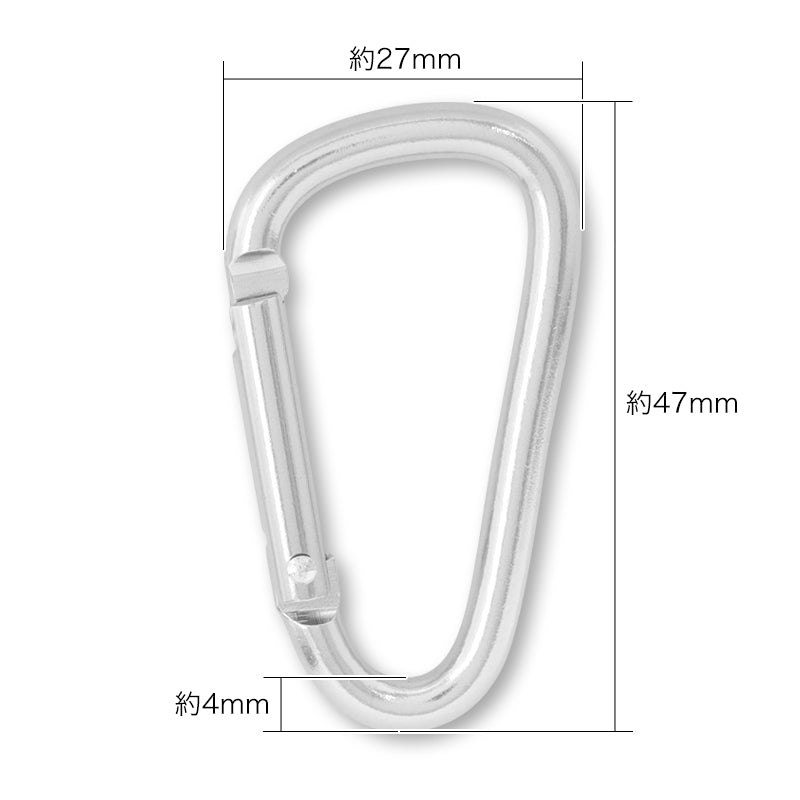 カラビナ フック ゴールド