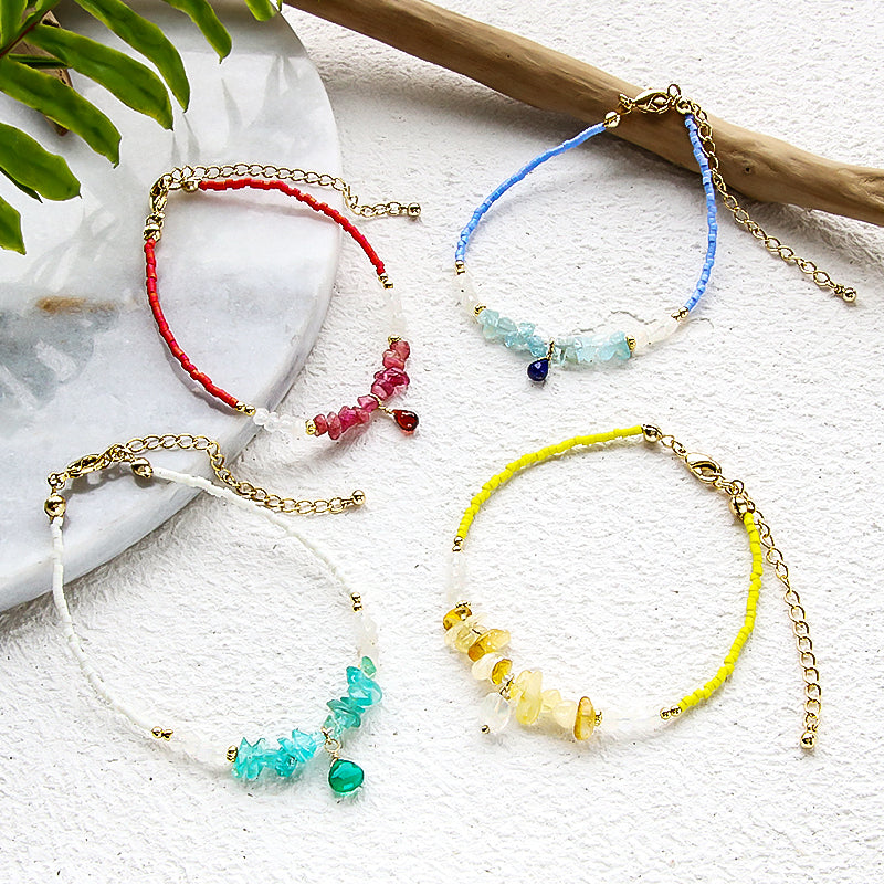 キット 天然石のポップカラーブレスレット(KR1159)