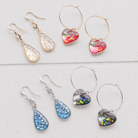 ミール皿 プレーンハートカン付 ゴールド