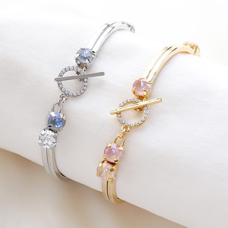 レシピNo.KR0276 クリスタルのマンテルブレスレット
