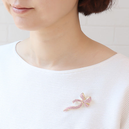 レシピNo.KR0280 クリスタルのフォーマルブローチ4種