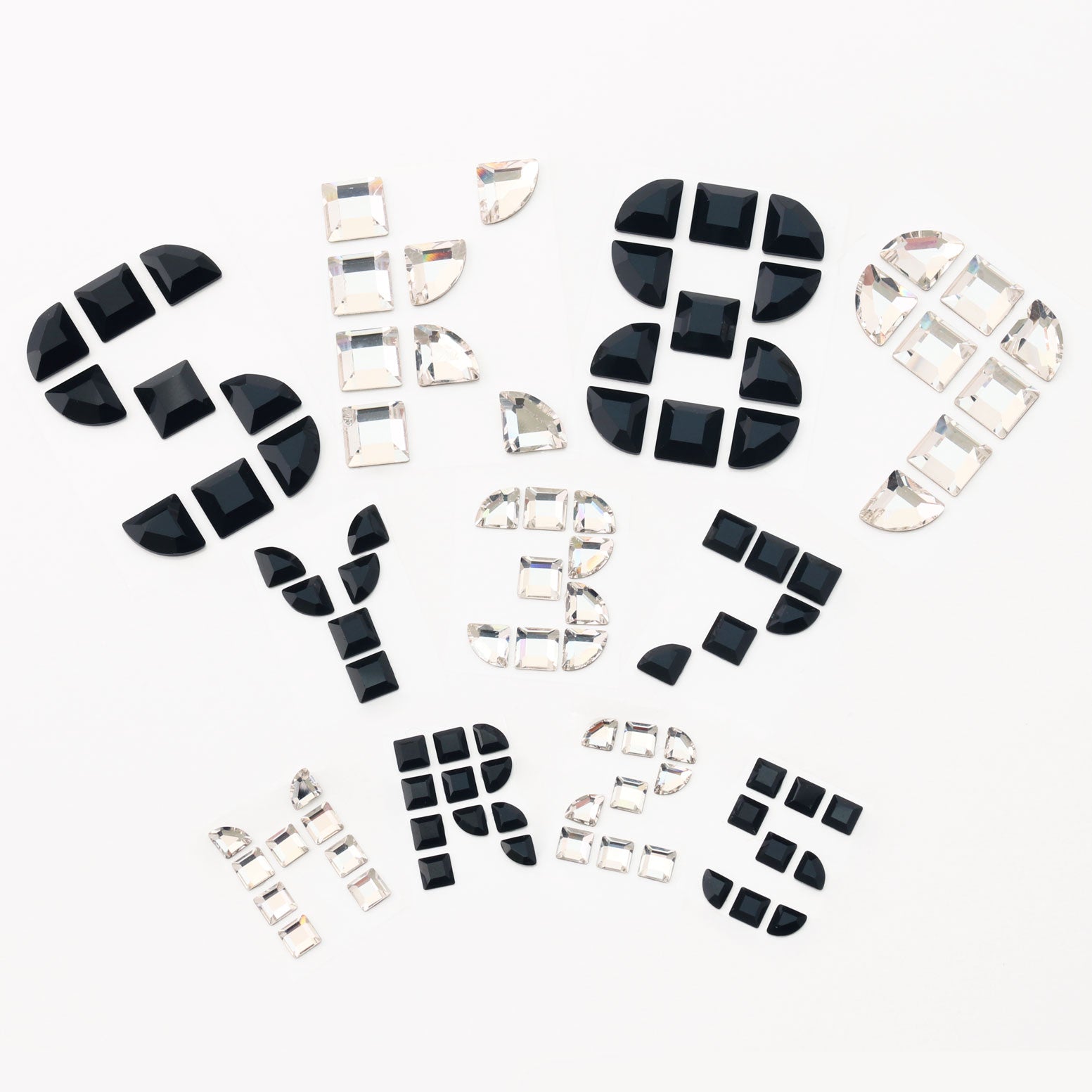 Recipe No.KR0306 Crystal Geometric Initial Deco (number)