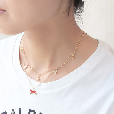 レシピNo.KR0363 アニマルチャームのアクセサリー6種