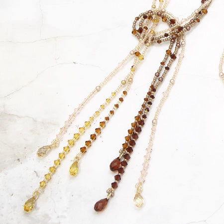 Recipe No.KR0432 3 string Lariet of Takawa Crystal
