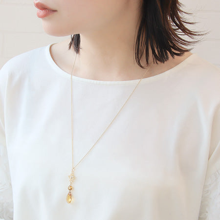 レシピNo.KR0457 貴和クリスタルのビジューネックレス2種
