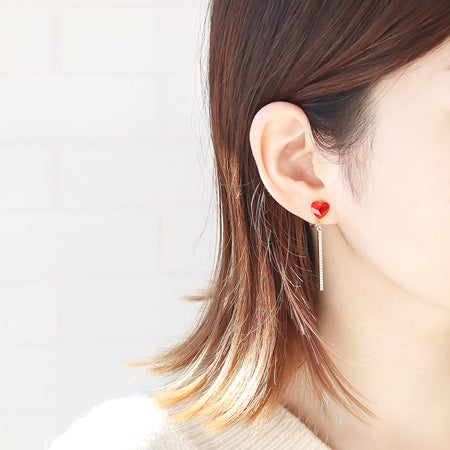 レシピNo.KR0472 ハートモチーフのガーリーアクセサリー6種