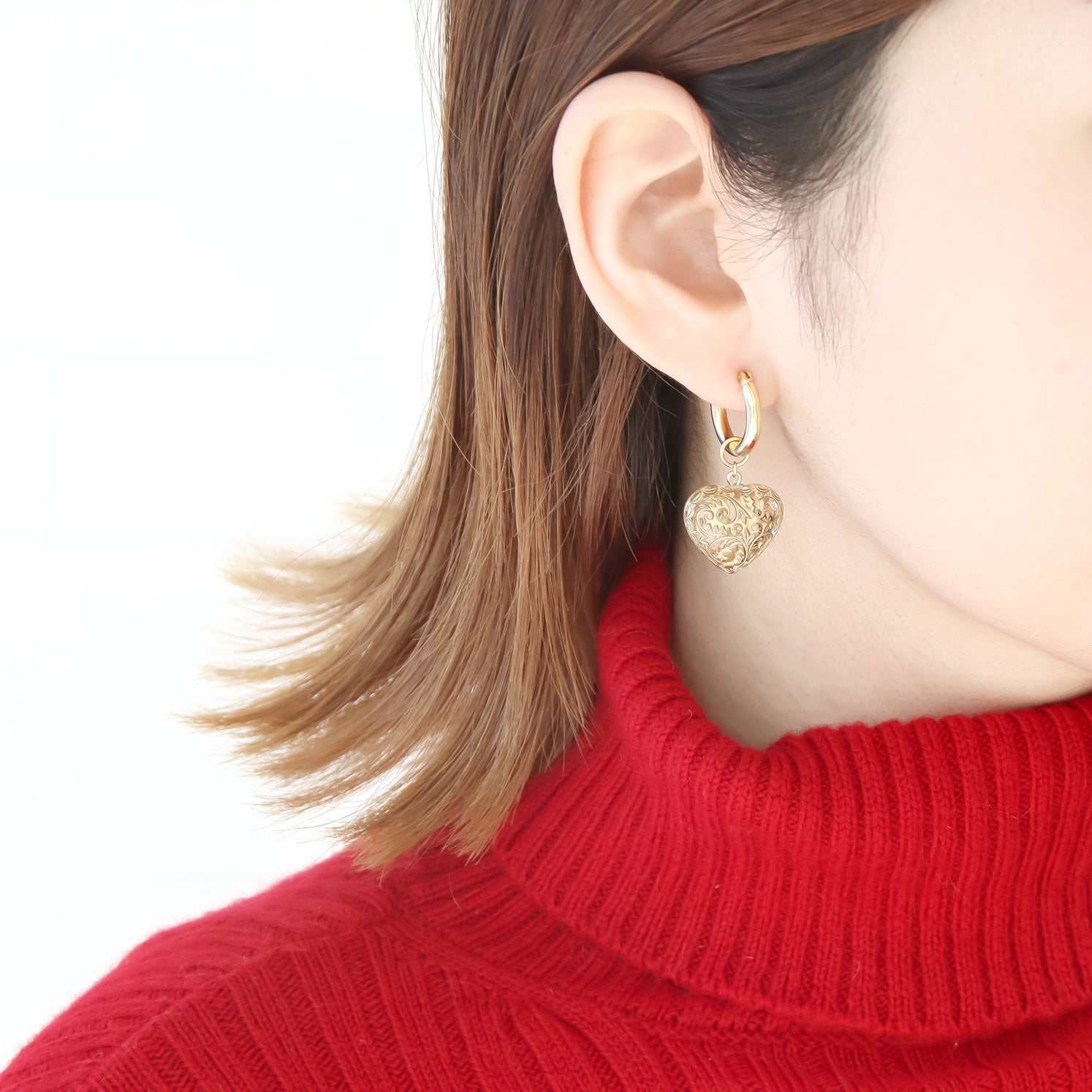 レシピNo.KR0473 ハートモチーフのバリエーションアクセサリー6種