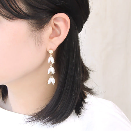 レシピNo.KR0489 パールのオケージョンアクセサリー2種